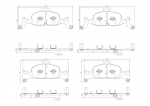 Piduriklotsi komplekt,ketaspidur BREMBO P85164NX