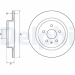 Piduriketas DELPHI BG4760C