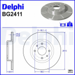 Piduriketas DELPHI BG2411