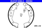 Piduriklotside komplekt ATE 03.0137-0364.2