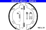 Piduriklotside komplekt,seisupidur ATE 03.0137-4014.2