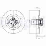Piduriketas DELPHI BG9025RS