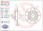 Piduriketas BREMBO 08.B413.75