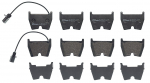 Piduriklotsi komplekt,ketaspidur BREMBO P 85 132