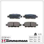 Piduriklotsi komplekt,ketaspidur ZIMMERMANN 25778.140.1