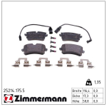 Piduriklotsi komplekt,ketaspidur ZIMMERMANN 25214.175.5