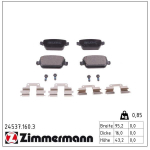 Piduriklotsi komplekt,ketaspidur ZIMMERMANN 24537.160.3