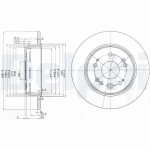 Piduriketas DELPHI BG3979