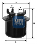 K&uuml;tusefilter UFI 31.539.00