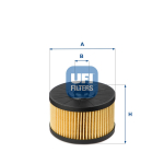 &Otilde;lifilter UFI 25.145.00