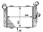 &Otilde;liradiaator,mootori&otilde;li MAHLE CLC 33 000P