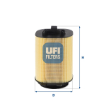 &Otilde;hufilter UFI 27.A92.00