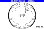 Piduriklotside komplekt,seisupidur ATE 03.0137-3023.2
