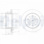 Piduriketas DELPHI BG3853