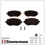 Piduriklotsi komplekt,ketaspidur ZIMMERMANN 22610.180.1
