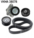 Soonrihmakomplekt SKF VKMA 38078