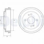 Piduritrummel DELPHI BF550