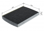 Filter,salongi&otilde;hk BOSCH 1 987 432 300