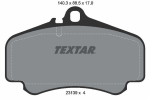 Piduriklotsi komplekt,ketaspidur TEXTAR 2313901