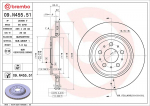 Piduriketas BREMBO 09.N455.51