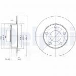 Piduriketas DELPHI BG3381