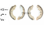 Piduriklotside komplekt TEXTAR 91052800