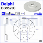 Piduriketas DELPHI BG9525C