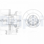 Piduriketas DELPHI BG9722