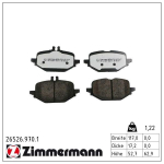 Piduriklotsi komplekt,ketaspidur ZIMMERMANN 26526.970.1