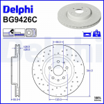 Piduriketas DELPHI BG9426C