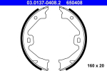 Piduriklotside komplekt,seisupidur ATE 03.0137-0408.2