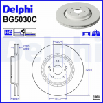 Piduriketas DELPHI BG5030C