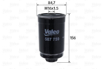 K&uuml;tusefilter VALEO 587759