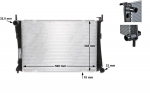 Radiaator,mootorijahutus MAHLE CR 1355 000S