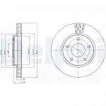 Piduriketas DELPHI BG4258