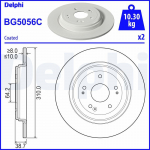 Piduriketas DELPHI BG5056C