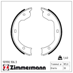 Piduriklotside komplekt,seisupidur ZIMMERMANN 10990.106.3