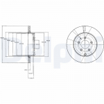 Piduriketas DELPHI BG4341
