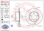 Piduriketas BREMBO 09.9750.1X
