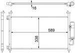 Kondensaator,kliimaseade MAHLE AC 464 000S