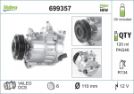 Kompressor,kliimaseade VALEO 699357