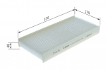 Filter,salongi&otilde;hk BOSCH 1 987 432 206