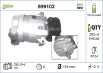 Kompressor,kliimaseade VALEO 699102