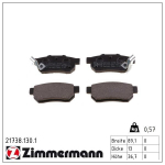 Piduriklotsi komplekt,ketaspidur ZIMMERMANN 21738.130.1