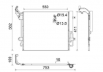 Kondensaator,kliimaseade MAHLE AC 849 000S
