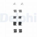 Lisakomplekt, ketaspiduriklotsid DELPHI LX0339