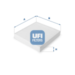 Filtras, salono oras UFI 53.115.00