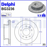Piduriketas DELPHI BG3236