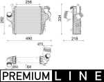 Kompressori&otilde;hu radiaator MAHLE CI 637 000P