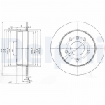 Piduriketas DELPHI BG3710